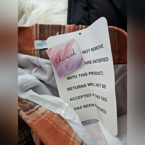 Chicwish Orange Plaid Skirt **with pockets!!** - Picture 7 of 7